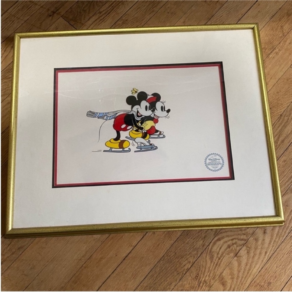 Disney On Ice SERIGRAPH framed artwork mickey artwork disney mickey mouse